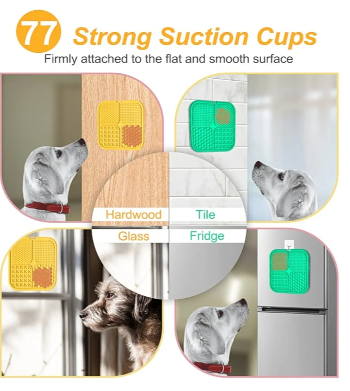 Pet Licking Mat with Spatula - Slow Feeder for Dogs and Cats - photo 4