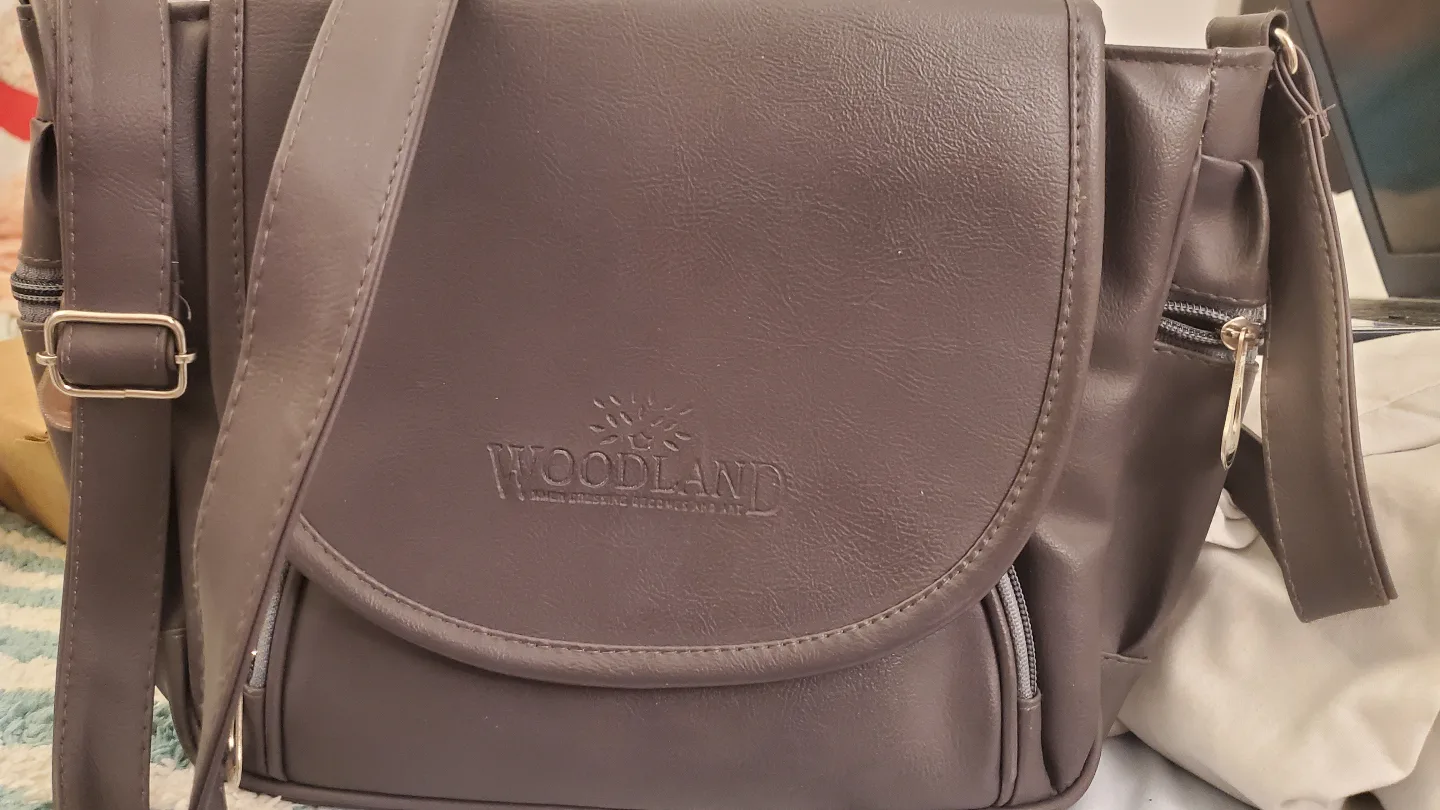 Woodland Brown Crossbody Handbag thumbnail