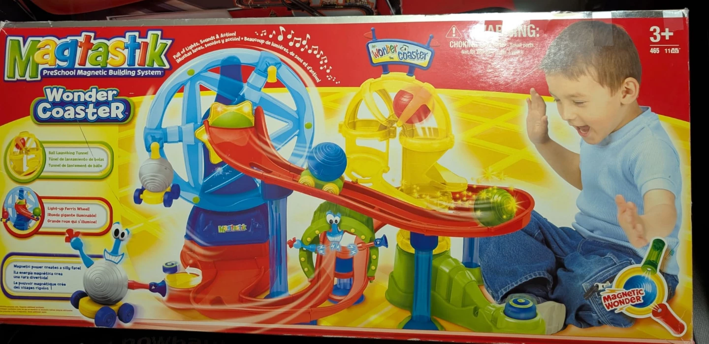 Magtastik Wonder Coaster Preschool Magnetic Building System