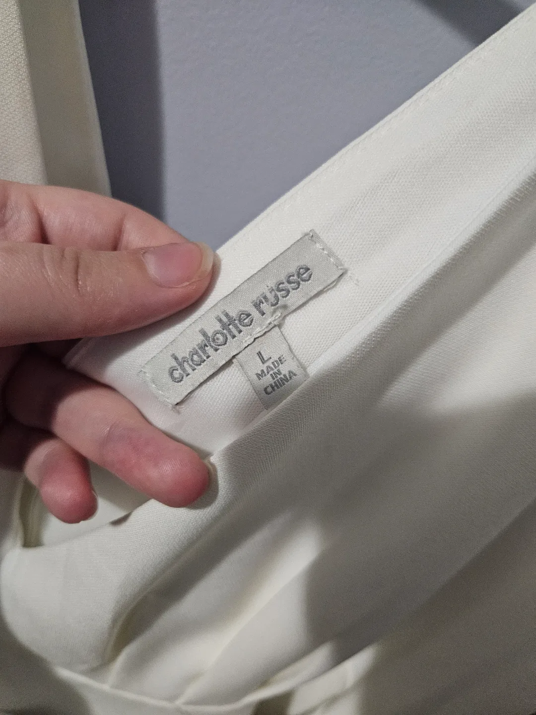 Charlotte Russe White Sleeveless Mini Dress 🏒 image indicator(4)