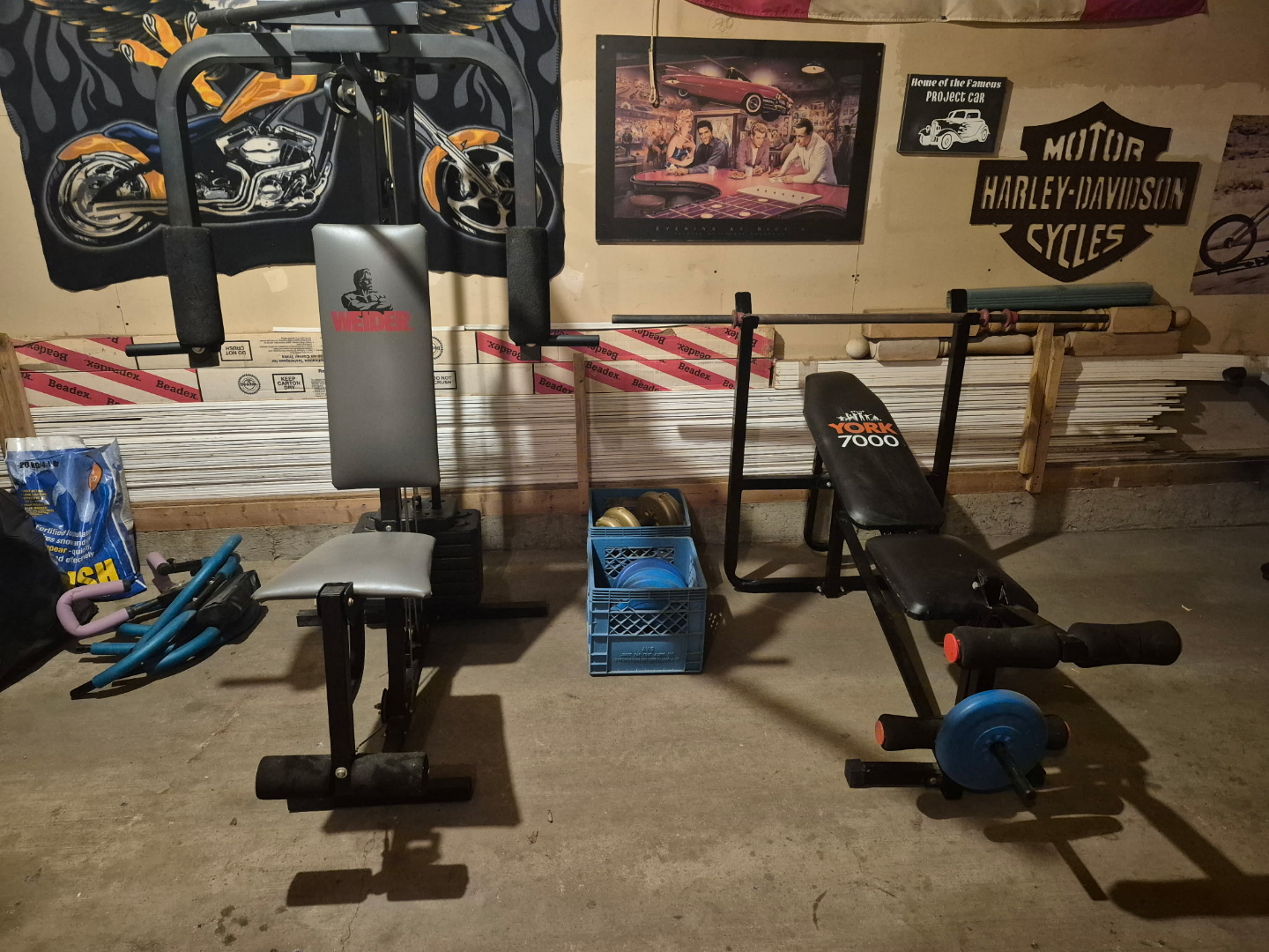 Weider Home Gym & York 7000 Weight Bench - photo 5