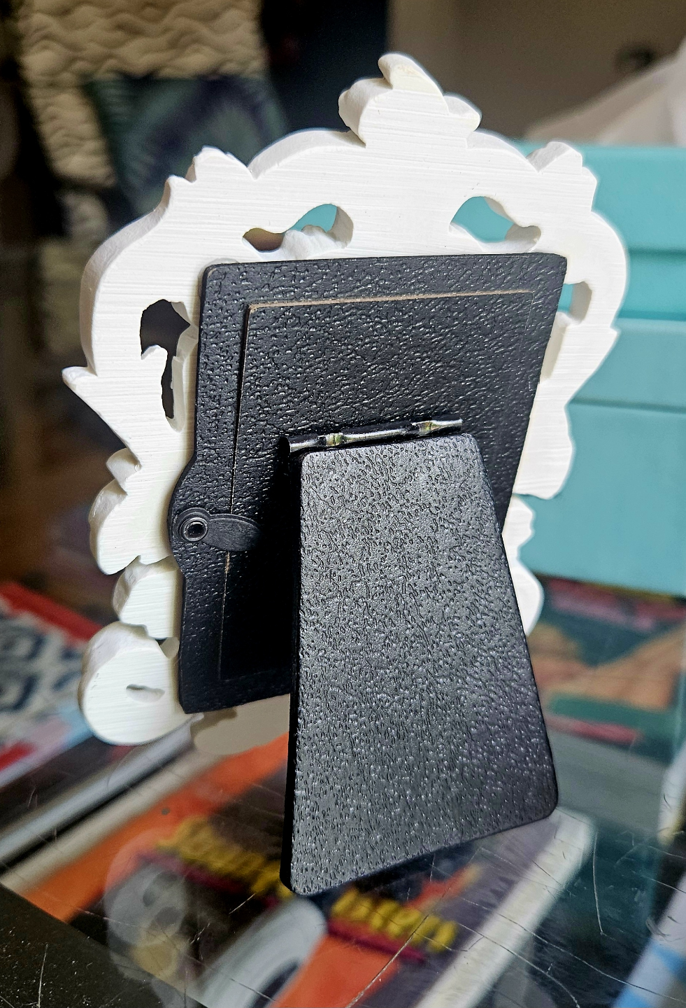 Miniature White Ornate Photo Frame - photo 2