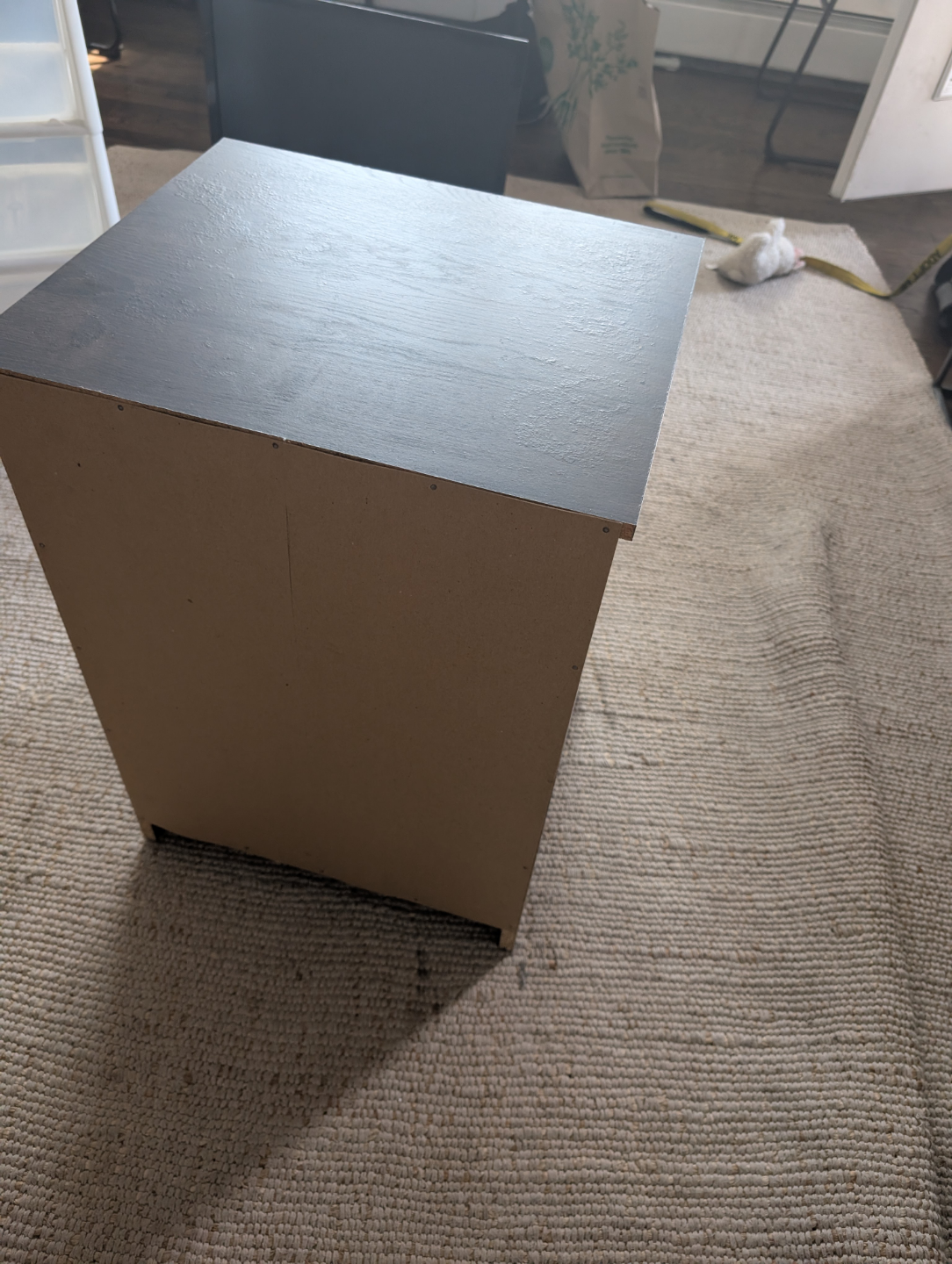Dark Gray One-Drawer Nightstand - photo 4