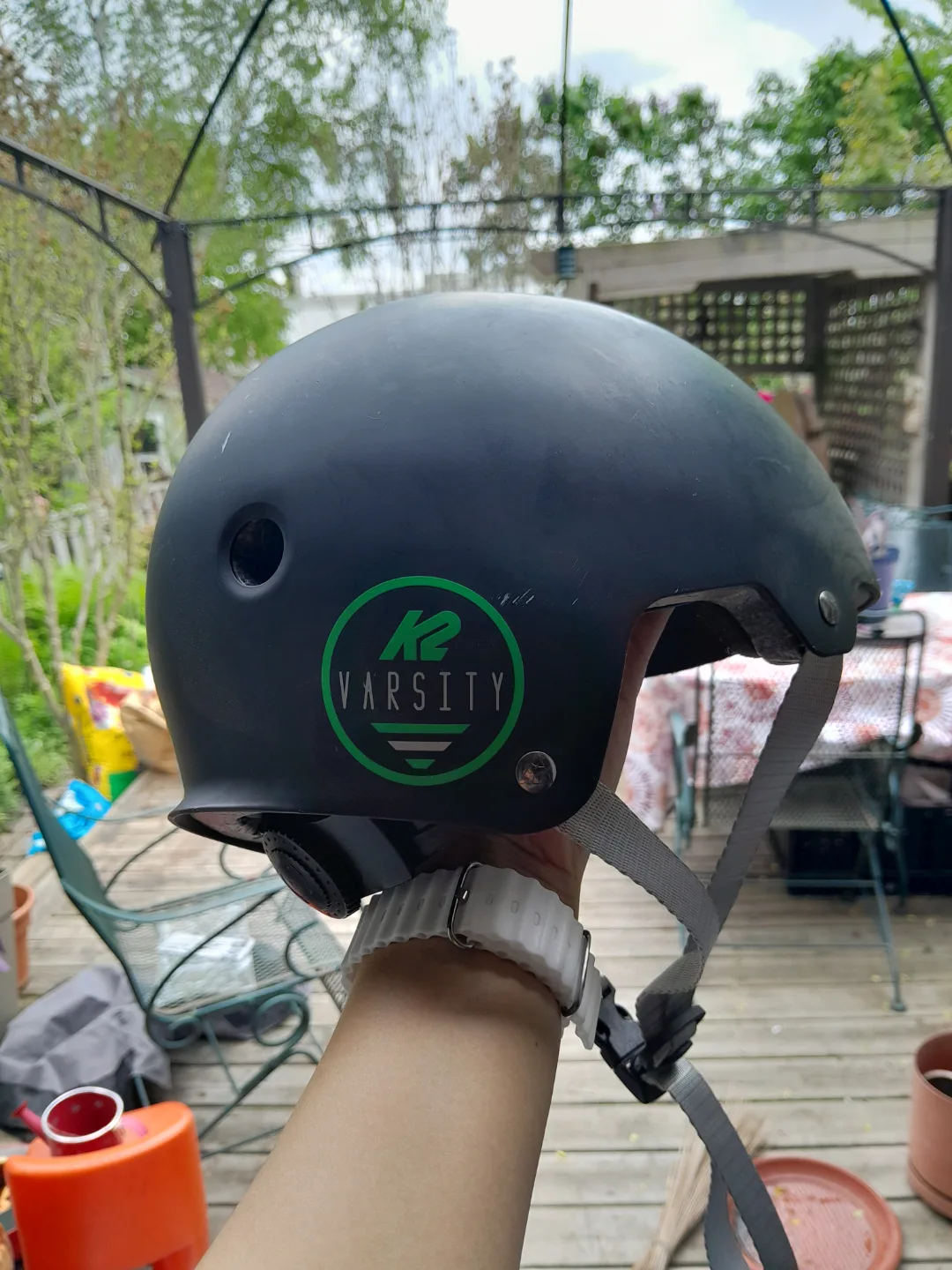 K2 Youth Varsity Skate Helmet - Black thumbnail