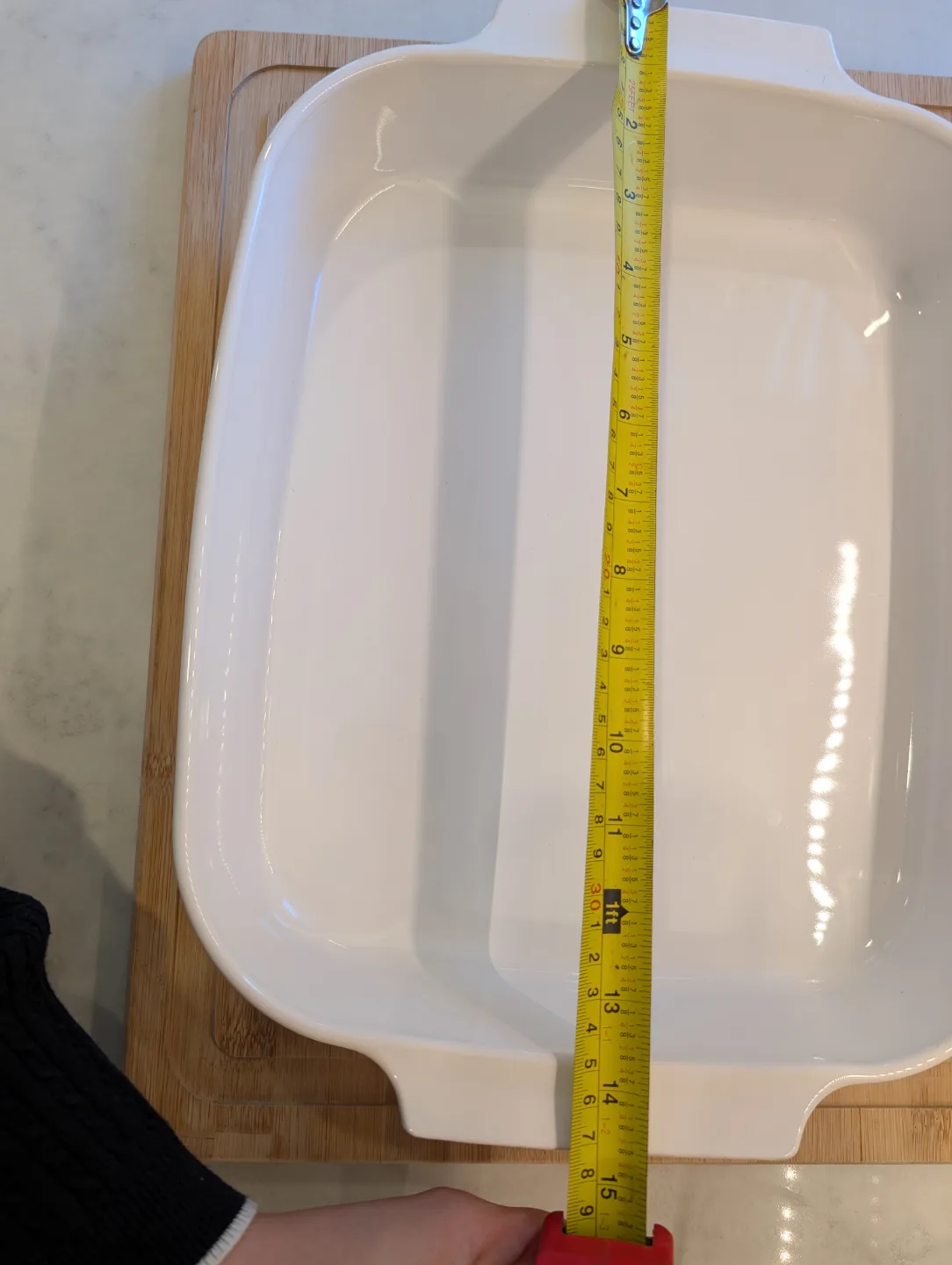 Rosemarie Corelle Casserole Dish A-21-B-N 12 1/4 x10 1/2 x 2 1/2 image indicator(10)