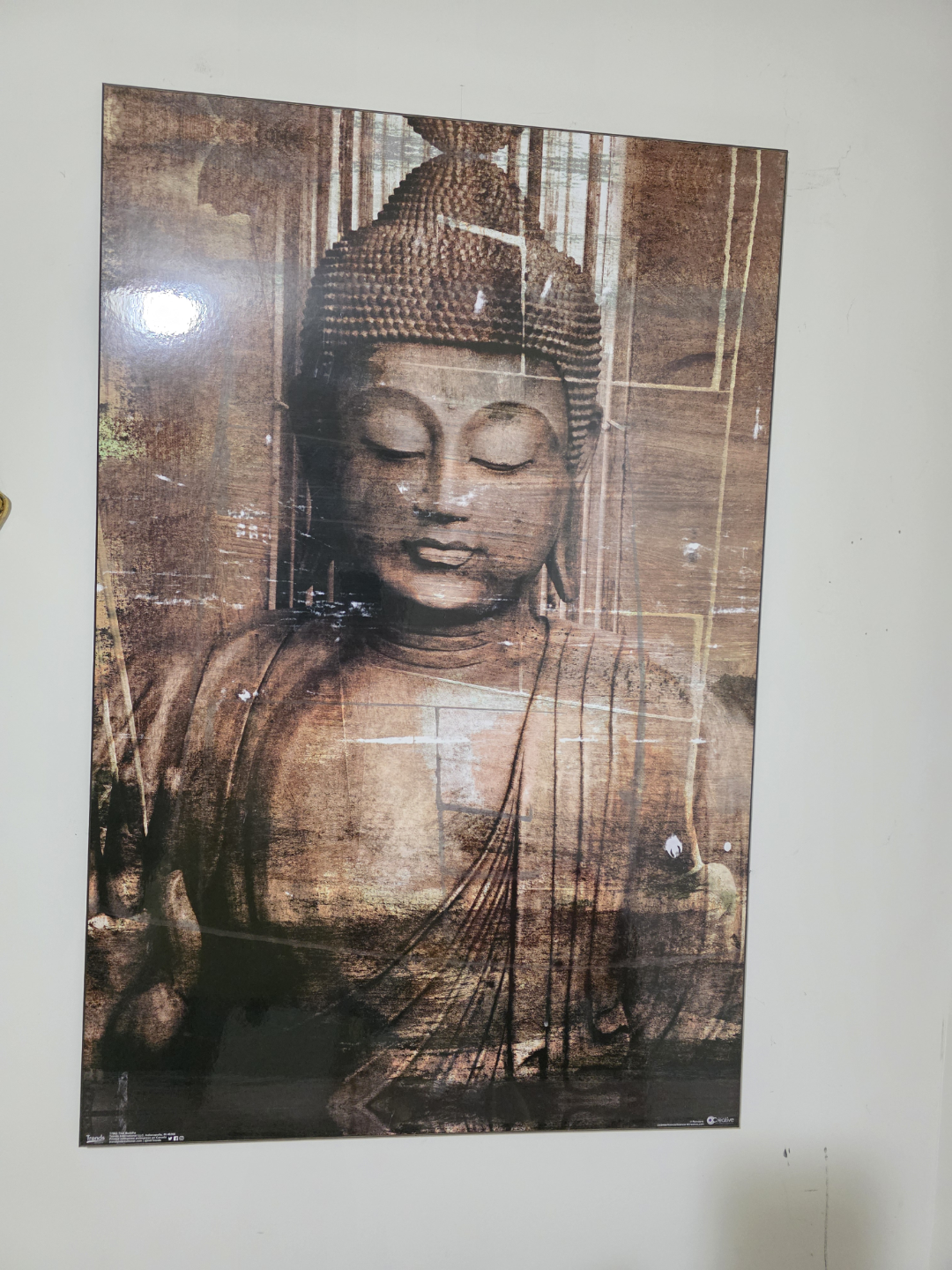 Large Buddha Poster and Small Buddha Wall Hanging - photo 2