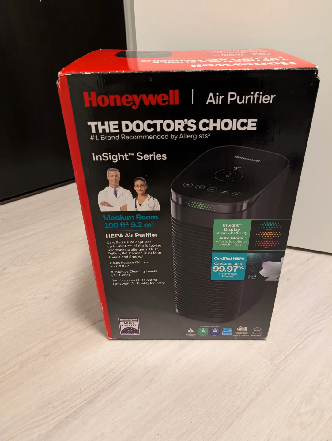 Honeywell InSight Series Air Purifier for Medium Room thumbnail