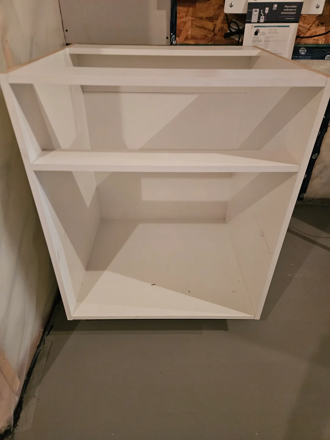 Unfinished White Kitchen Cabinet thumbnail