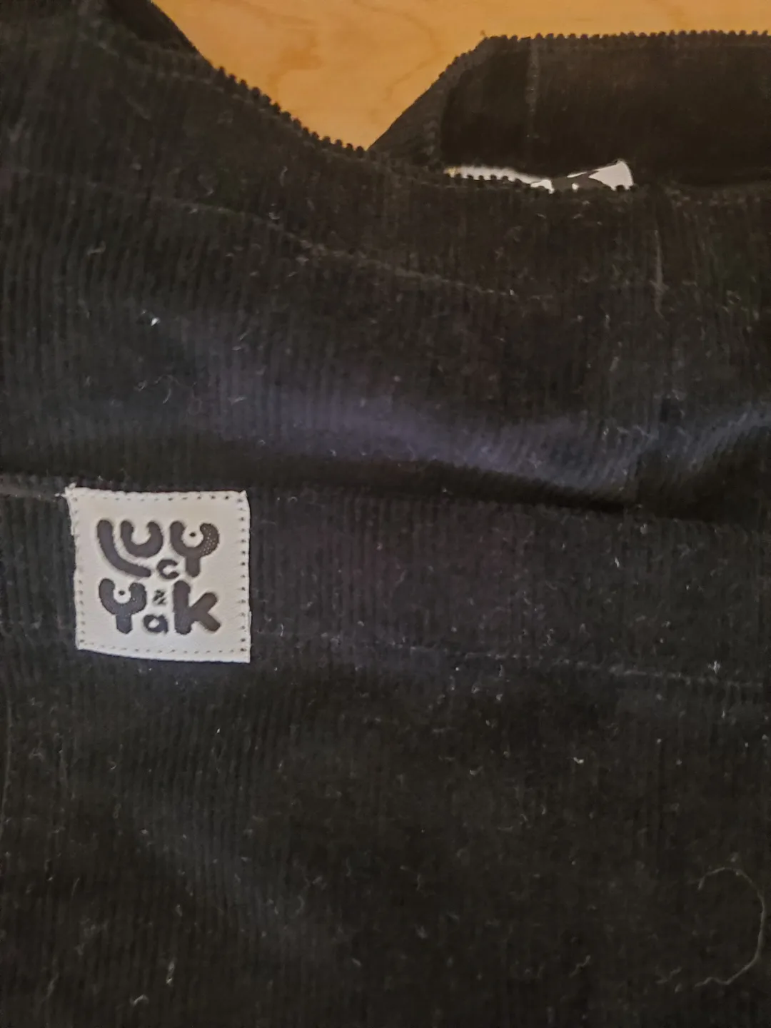 Lucy & Yak Black Corduroy Overalls - Size Small image indicator(3)