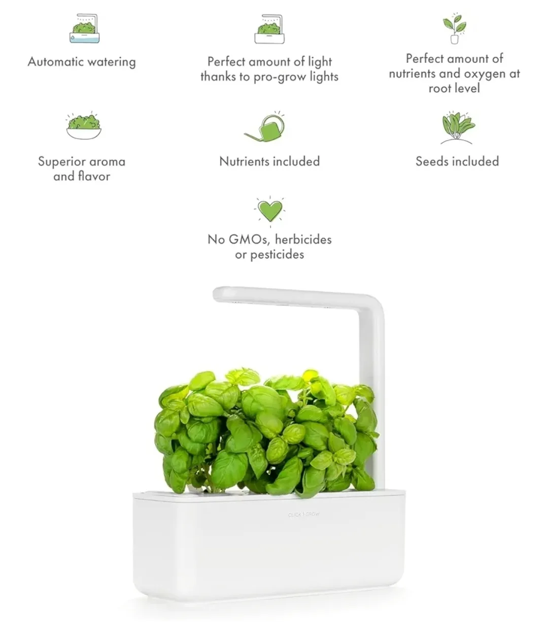 Click & Grow Smart Garden 3-Pod Indoor Garden image indicator(6)