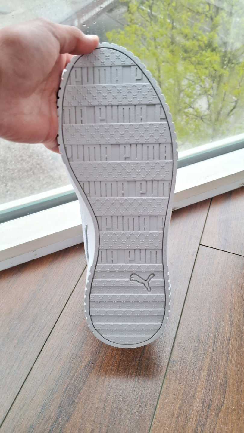 Puma Cali Mid Top Sneakers - Women's Size 8 - White Leather - photo 3