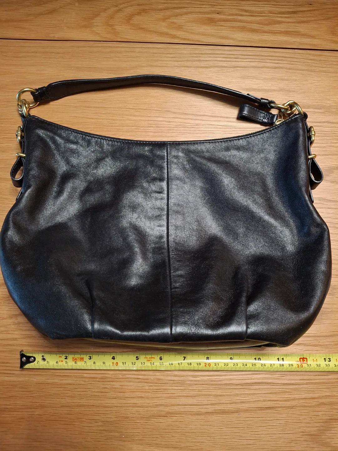 Coach Black Leather Handbag image indicator(2)