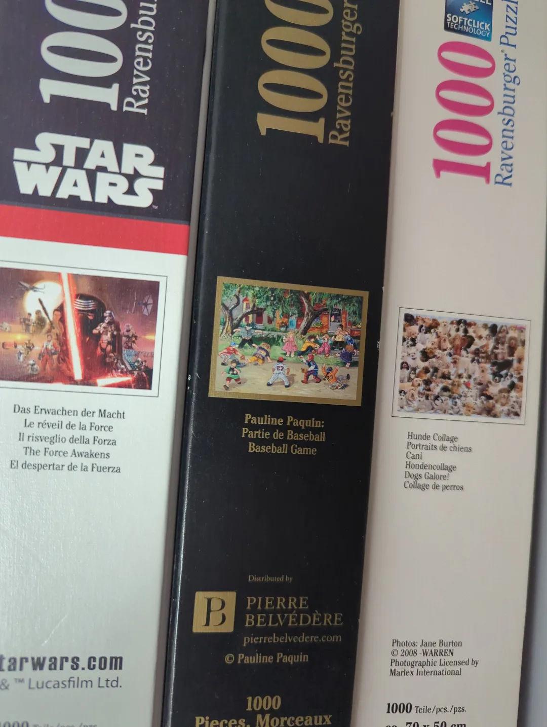 Set of 3 1000-Piece Ravensburger Puzzles image indicator(2)