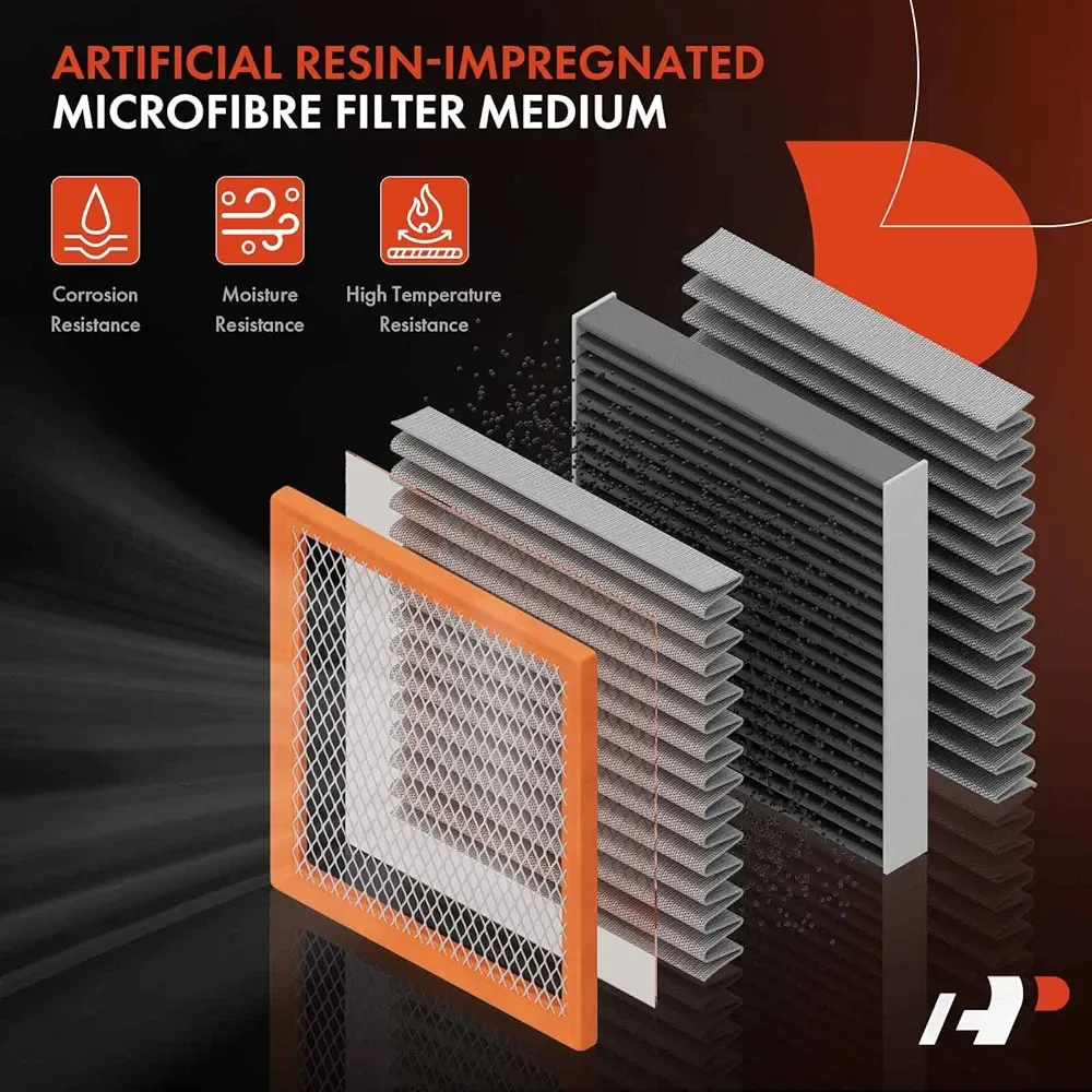 Engine Air Filter Compatible w Audi A3 16-2018 & VW Jetta image indicator(5)