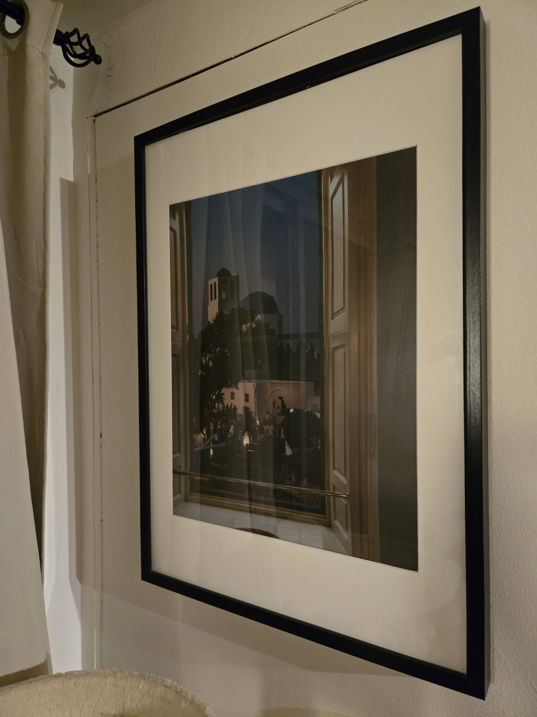 Framed Photograph of Mediterranean Scenery