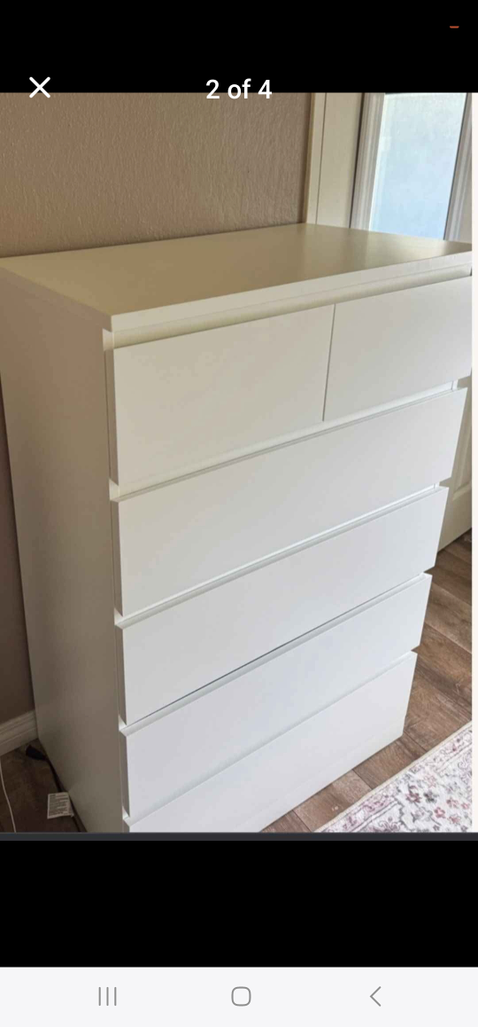 ikea malm 6 drawers