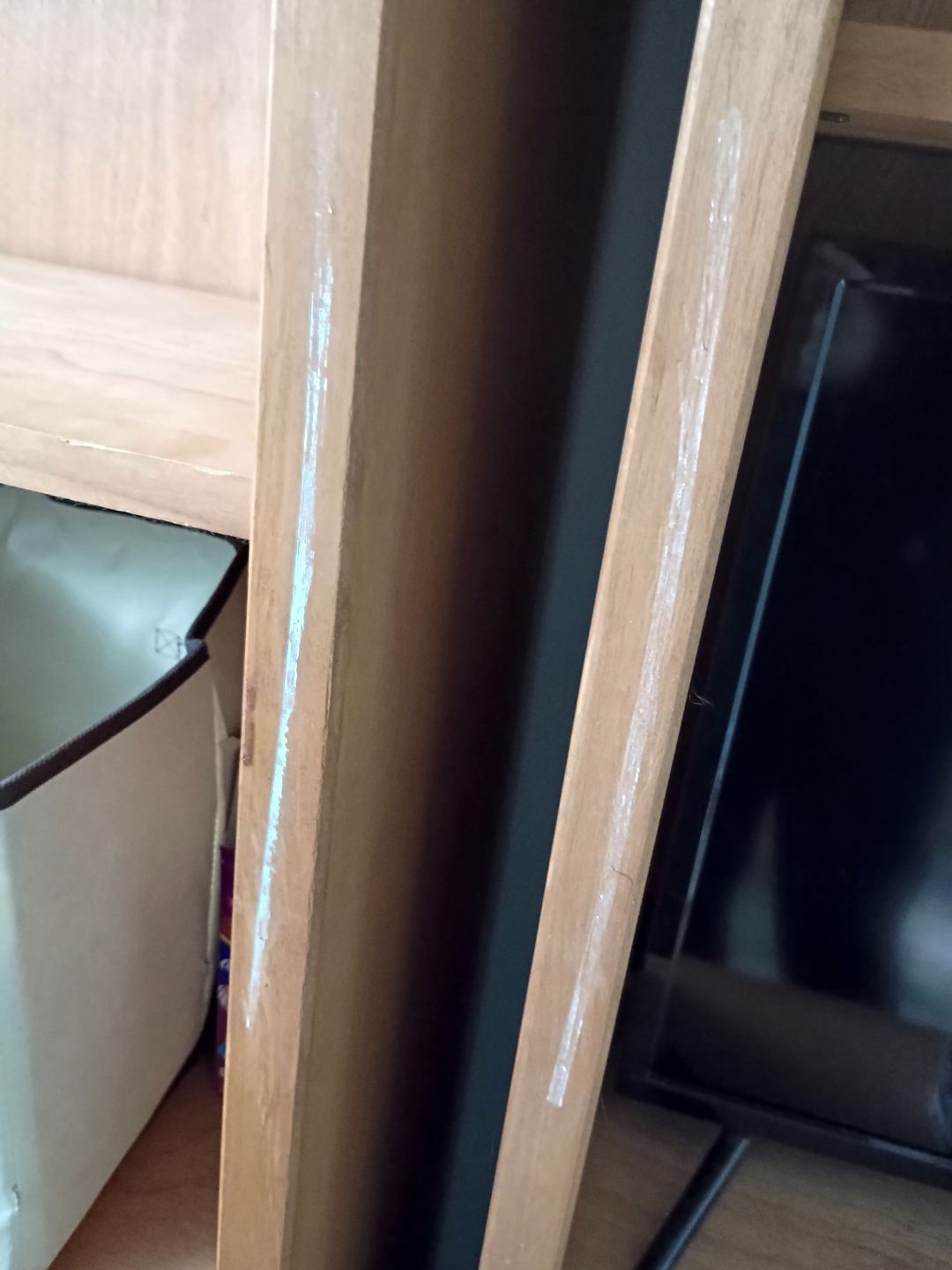 Pair of Wooden Bookcases Bookshelves - photo 3