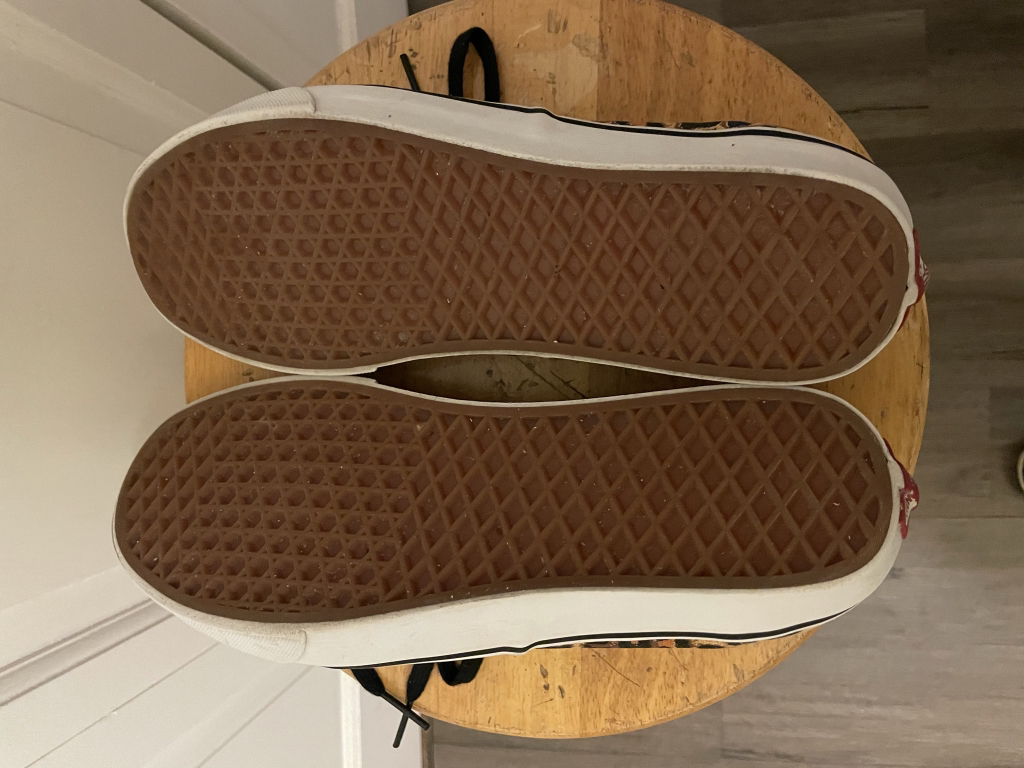 Vans Era 59 Leopard Print Orange Brown Leather Sz 12 Men’s - photo 3