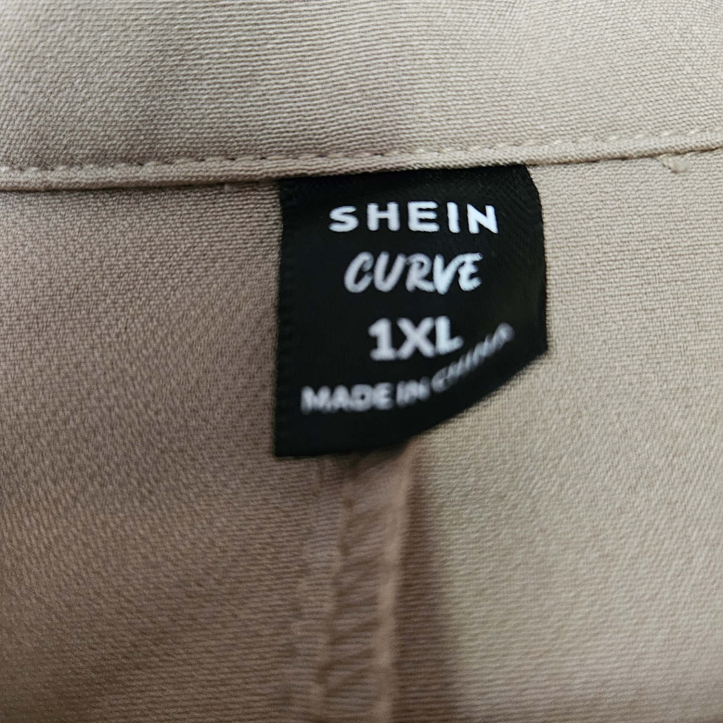 SHEIN CURVE 1XL Beige Blazer - photo 2