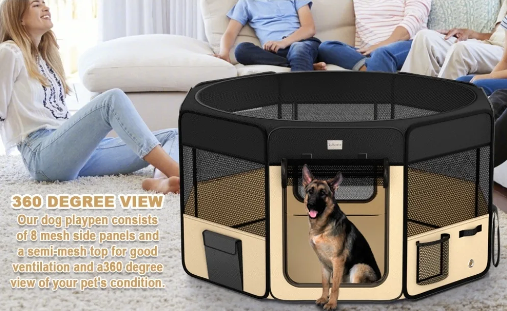 Foldable Pet Playpen thumbnail