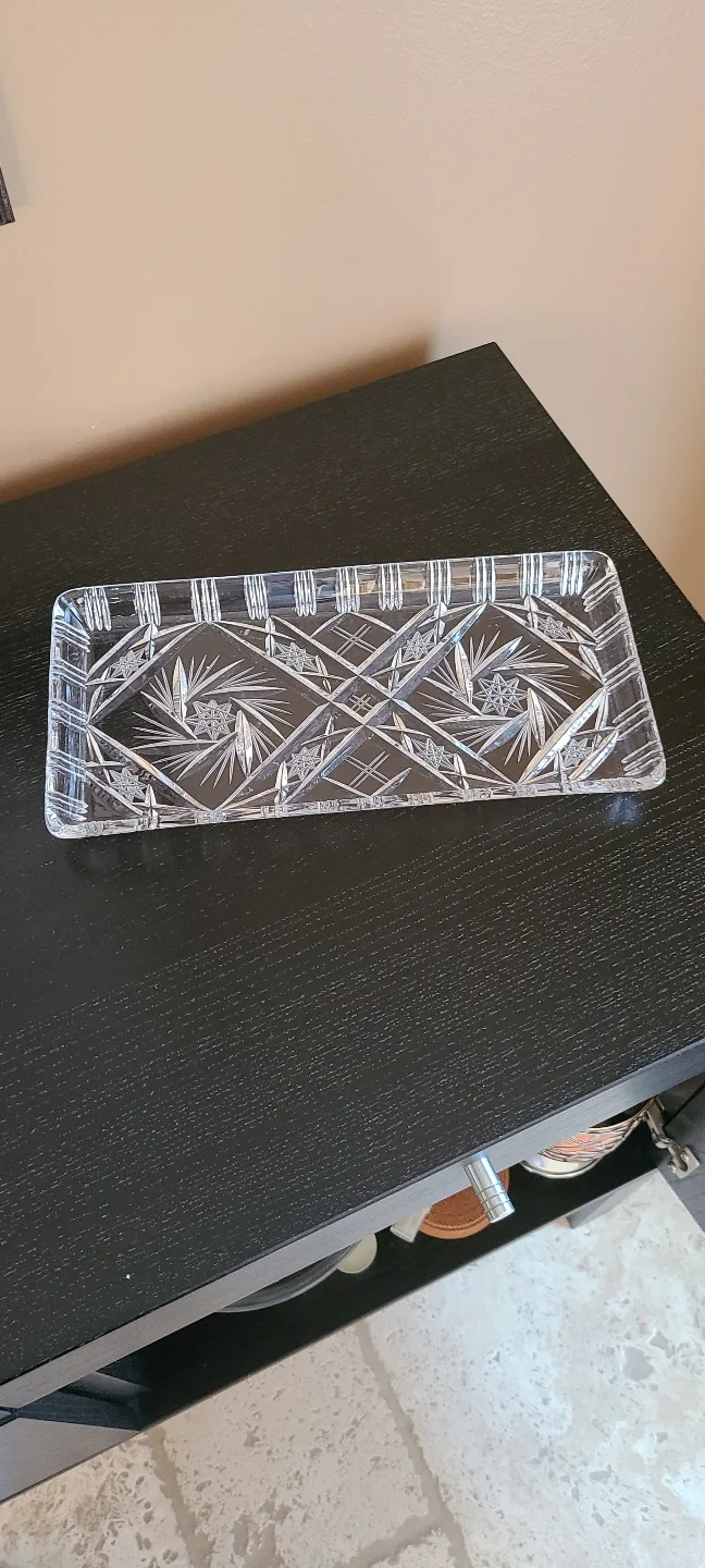 Crystal Rectangular Serving Tray thumbnail