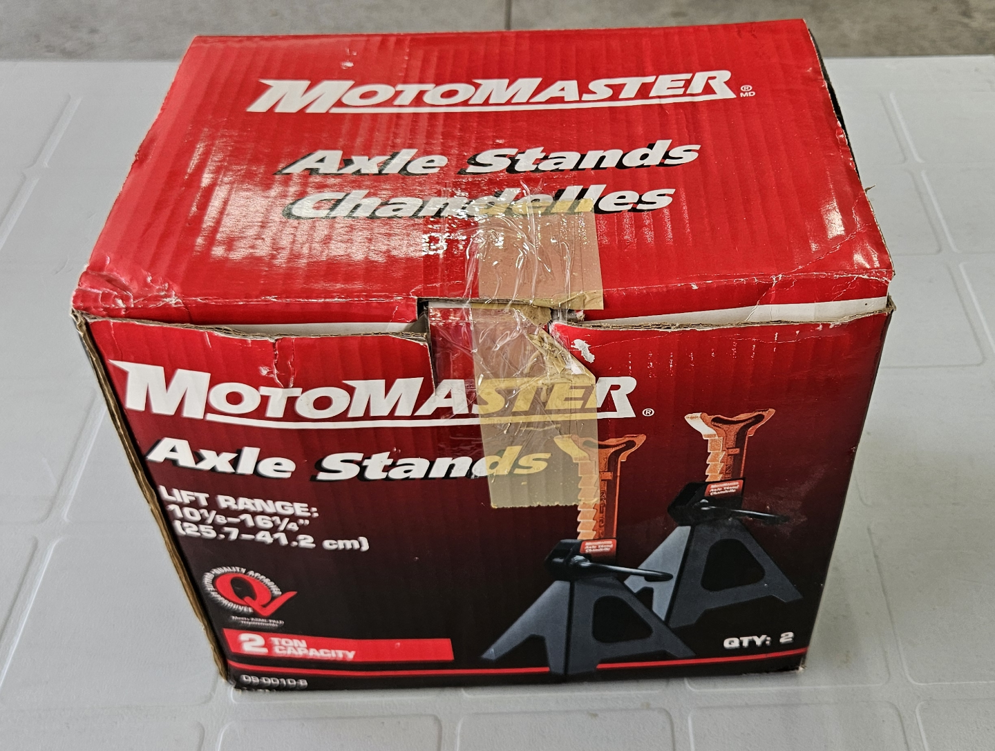 MotoMaster 2-Ton Axle Stands - New in Box