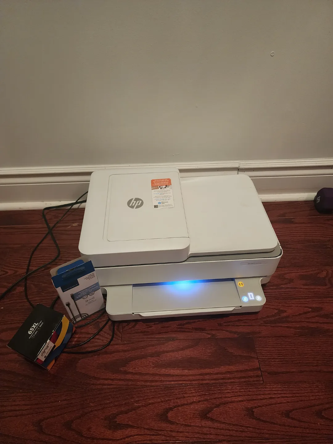 HP ENVY 6455e colour Printer and scanner with new ink image indicator(2)