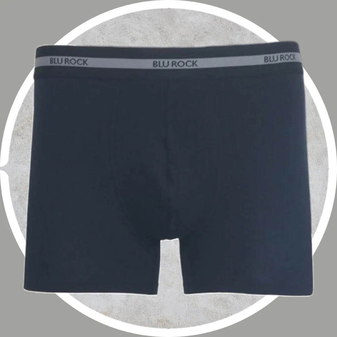 New 3-Pack BLU ROCK Men's 2XL Cotton Flex Stretch Boxer Briefs image indicator(2)