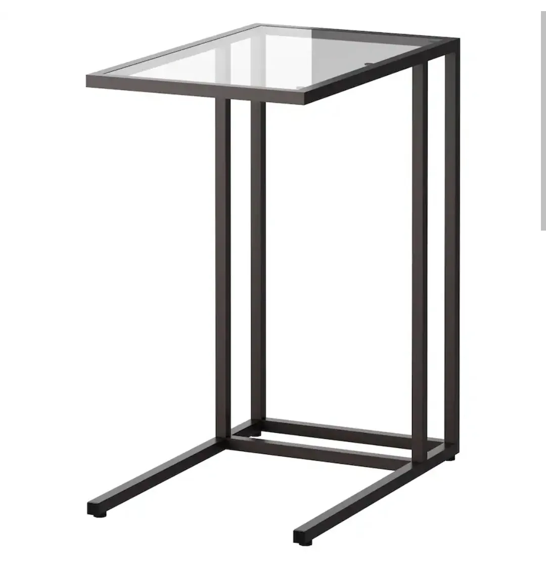 Ikea Side Table Laptop Stand with Free Storage Shelf thumbnail