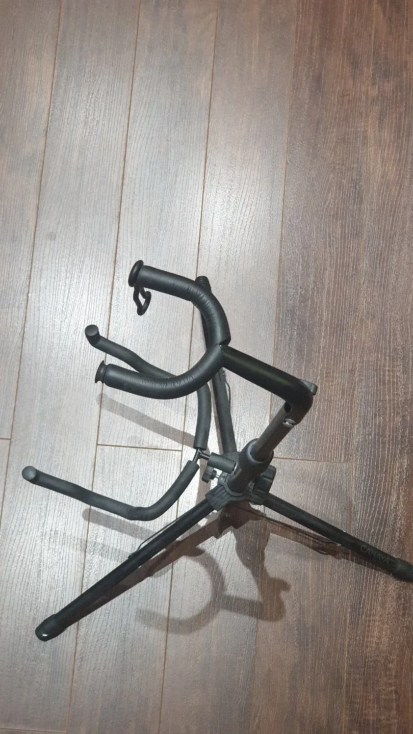 electric and acoustic Guitar Stand image indicator(3)