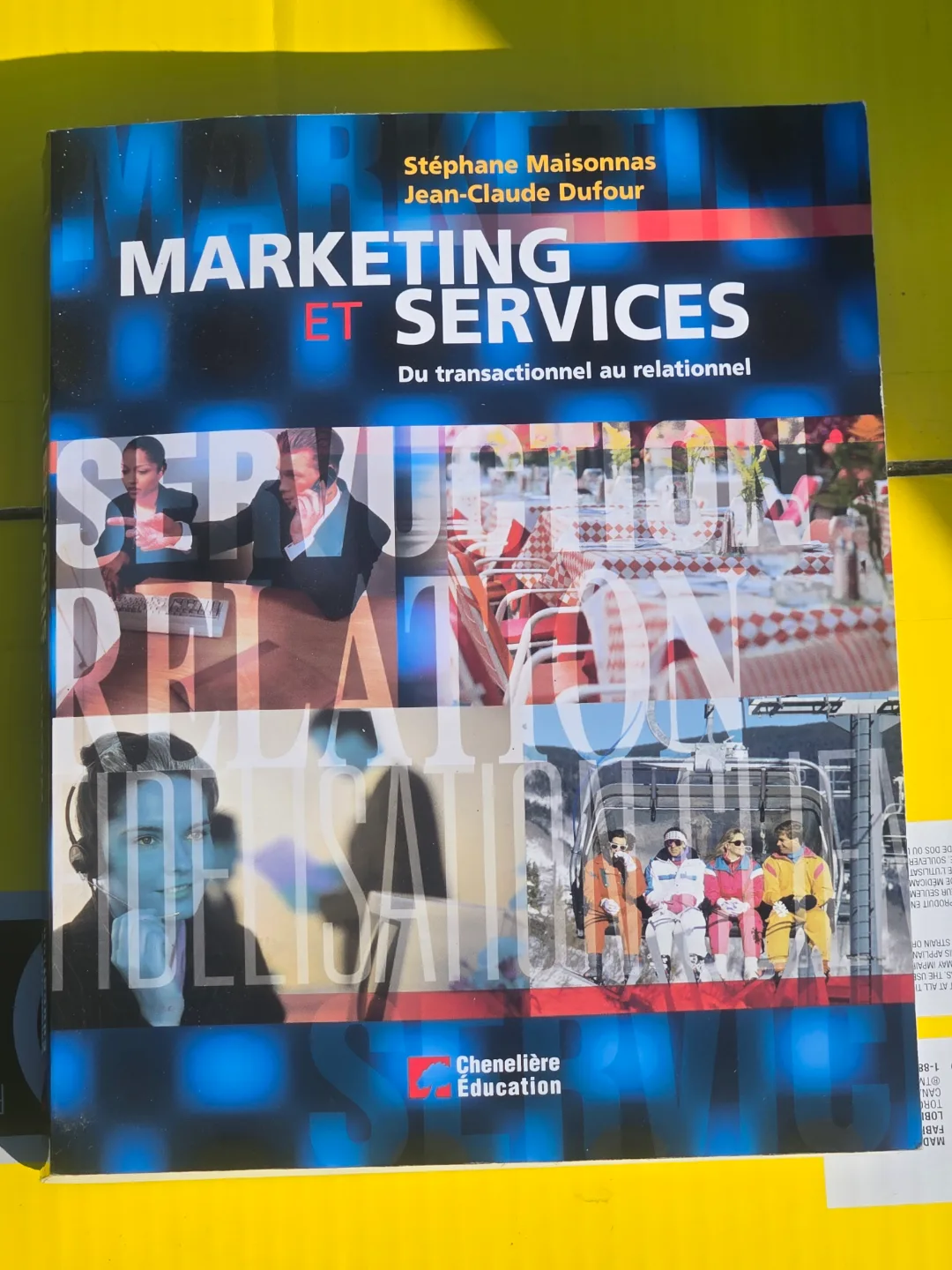 Marketing et Services Textbook thumbnail