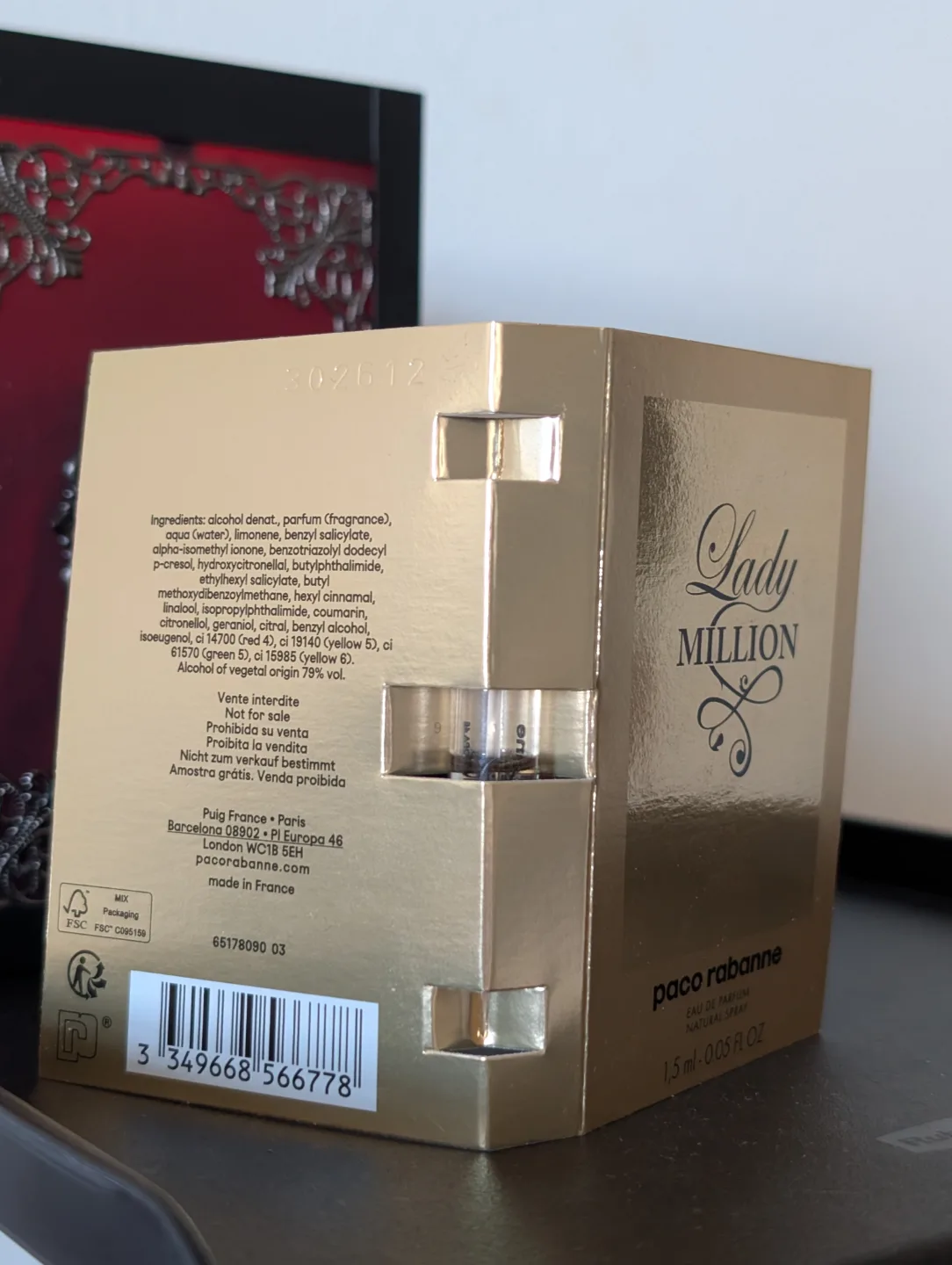 Paco Rabanne Lady Million Eau de Parfum Sample image indicator(4)