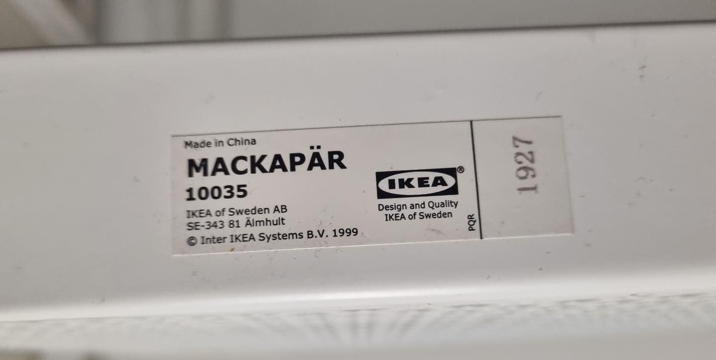 IKEA MACKAPÄR 3-shelf Storage Unit - White - photo 3