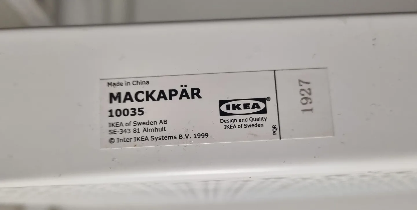 IKEA MACKAPÄR 3-shelf Storage Unit - White image indicator(3)