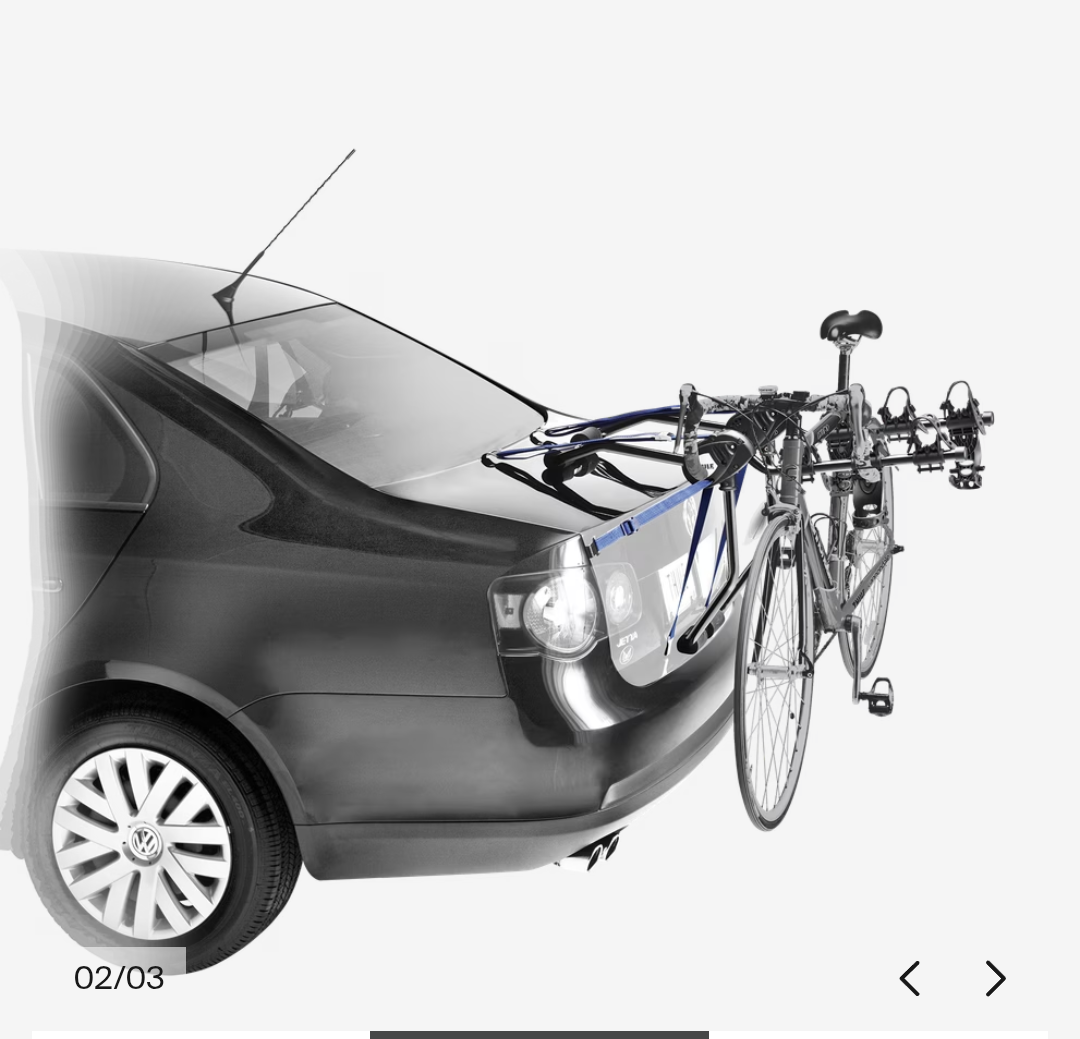 Thule Trunk-Mounted 3-Bike Rack - photo 2