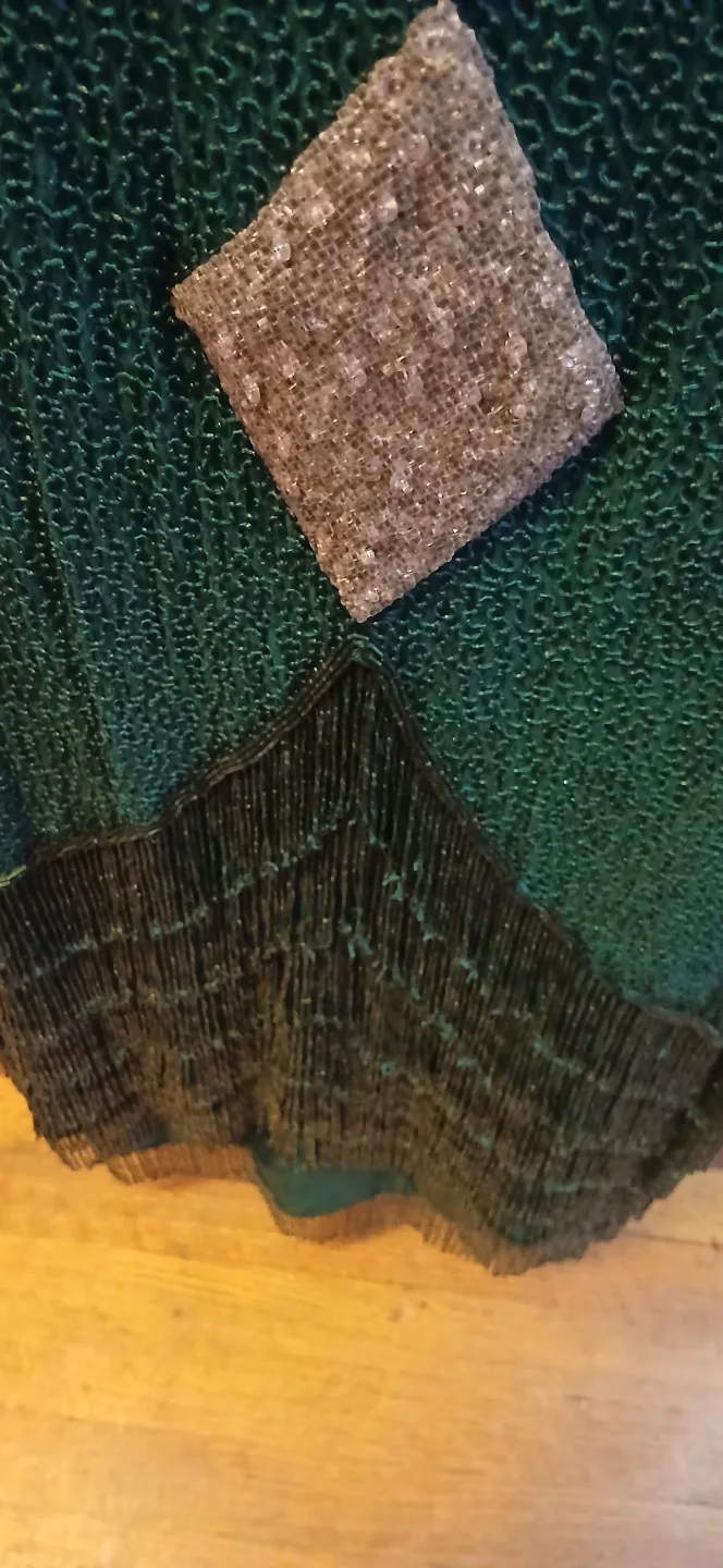 100% SILK FULLY BEADED FLAPPER-LIKE STYLE image indicator(5)