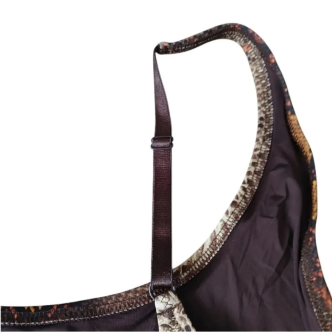 SKIMS Desert Snakeskin Print One Piece Swimsuit image indicator(7)