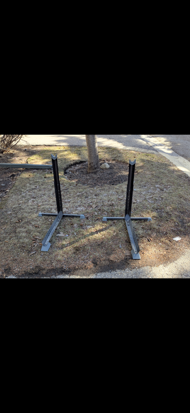 Pair of Black Metal/Bike racks
