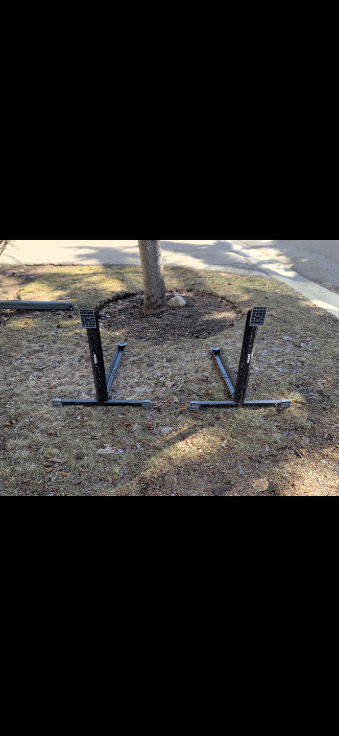 Pair of Black Metal/Bike racks - photo 3