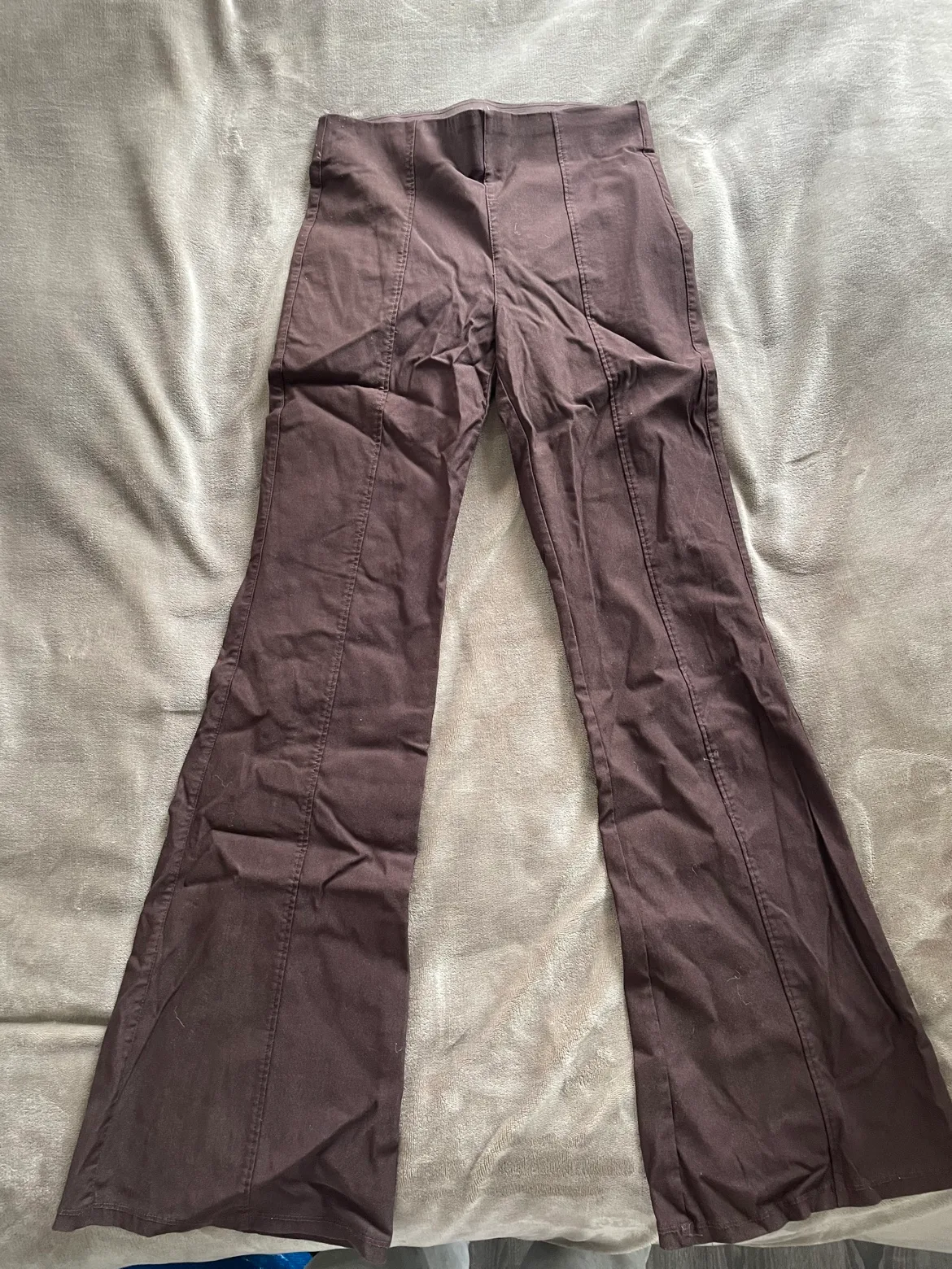 Dark Brown Flare Pants thumbnail