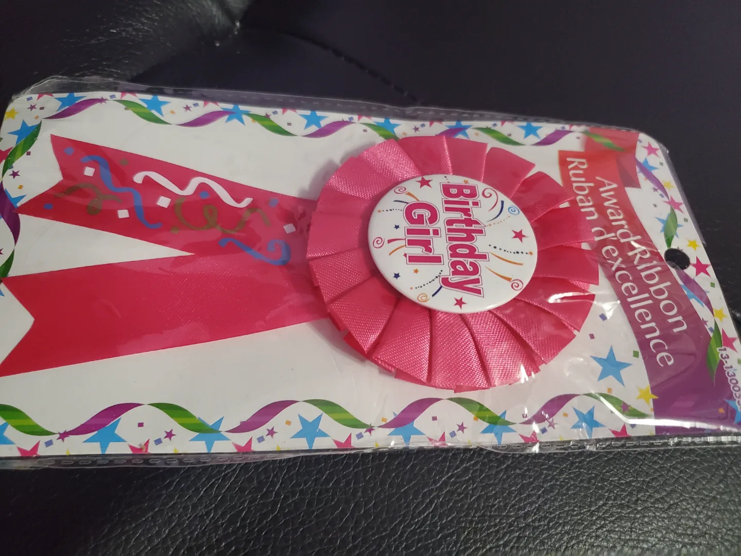 Birthday Girl Award Ribbon Pin image indicator(3)
