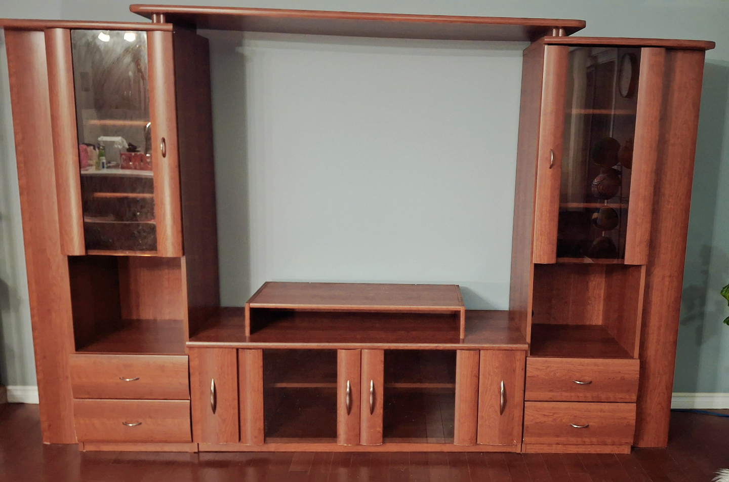 Large Wooden Entertainment Centre
