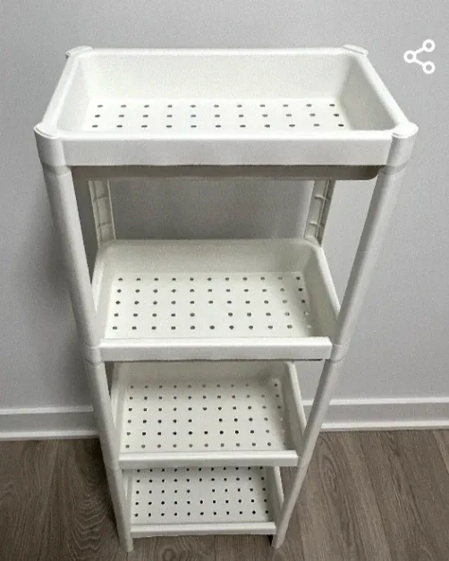 NEW IKEA Plastic 4 - Shelf Unit, thumbnail