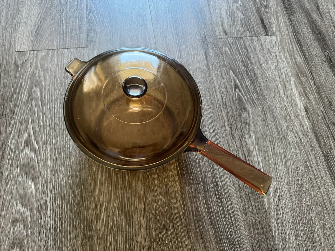 Vintage Corningware Vision Saucepan with Lid thumbnail