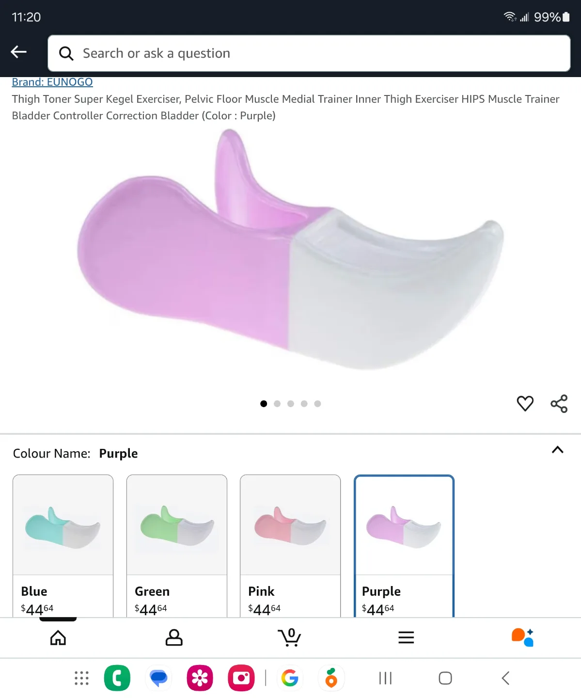 Inner Thigh Muscle Trainer for woomen. image indicator(5)