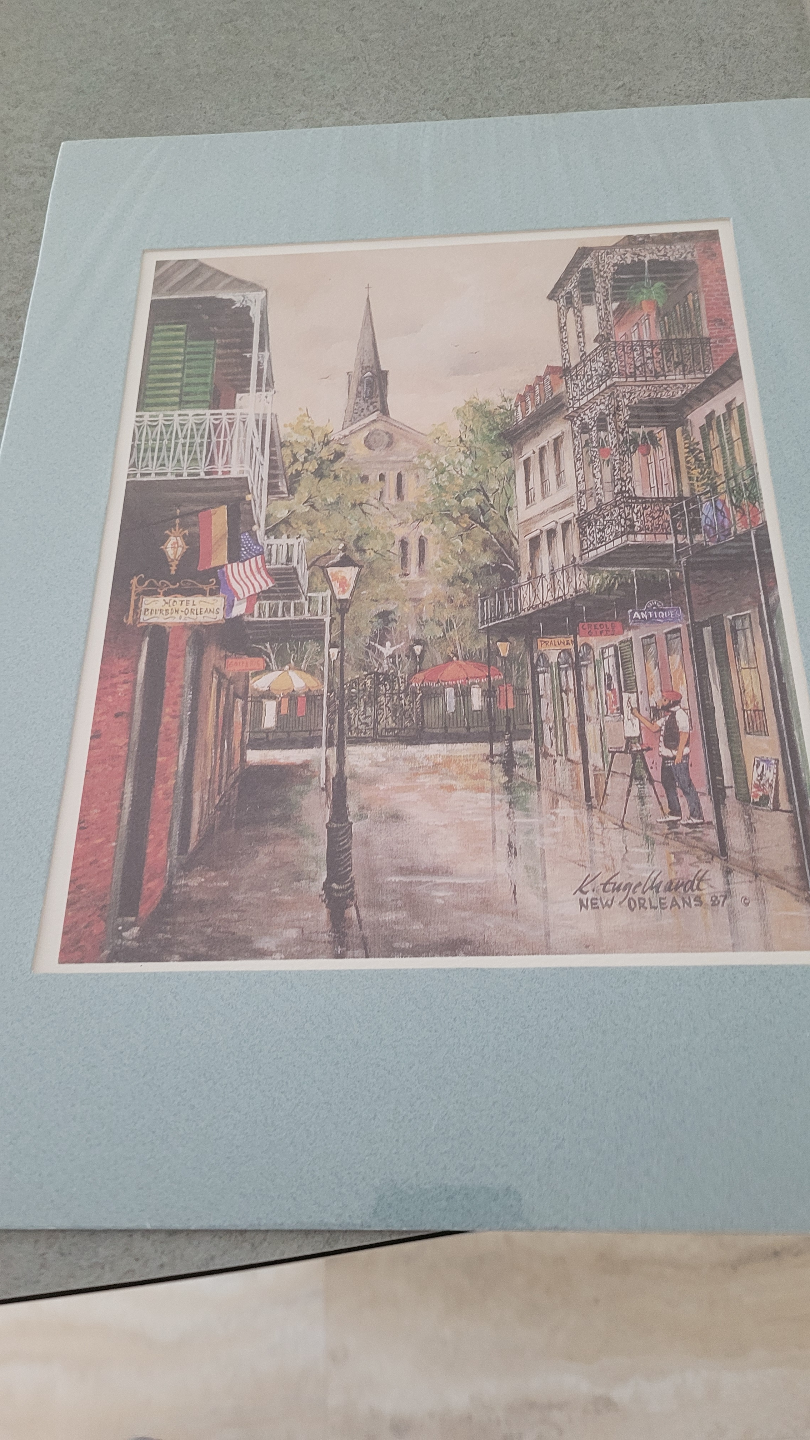 Pair of New Orleans Street Scene Prints by Kjell Enghardt - photo 3