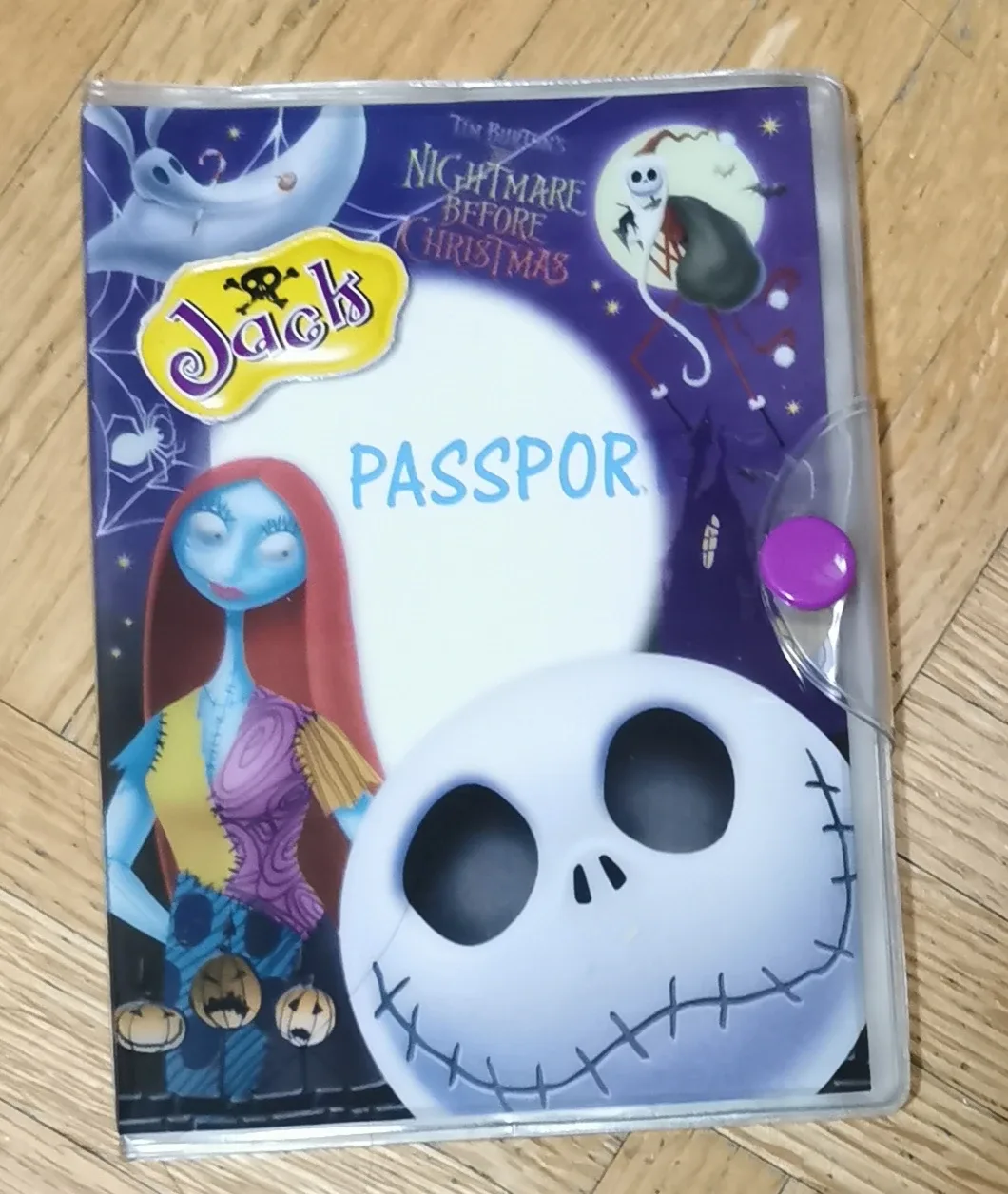 Nightmare Before Christmas Jack Skellington Passport Holder thumbnail