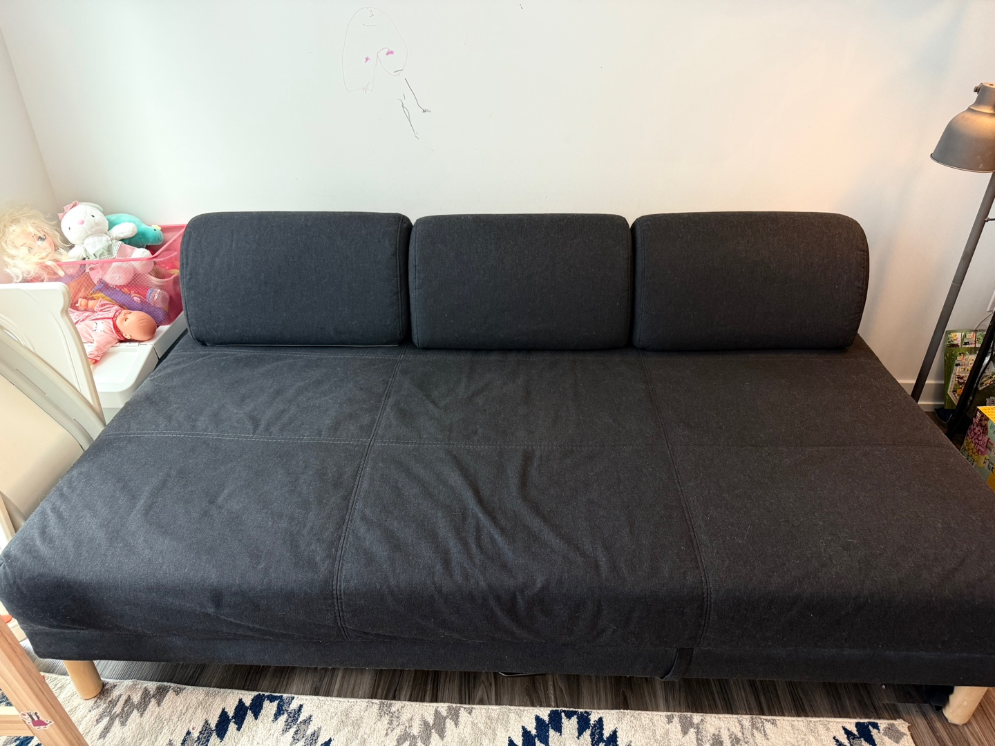 IKEA Sofa Bed - Black - photo 2
