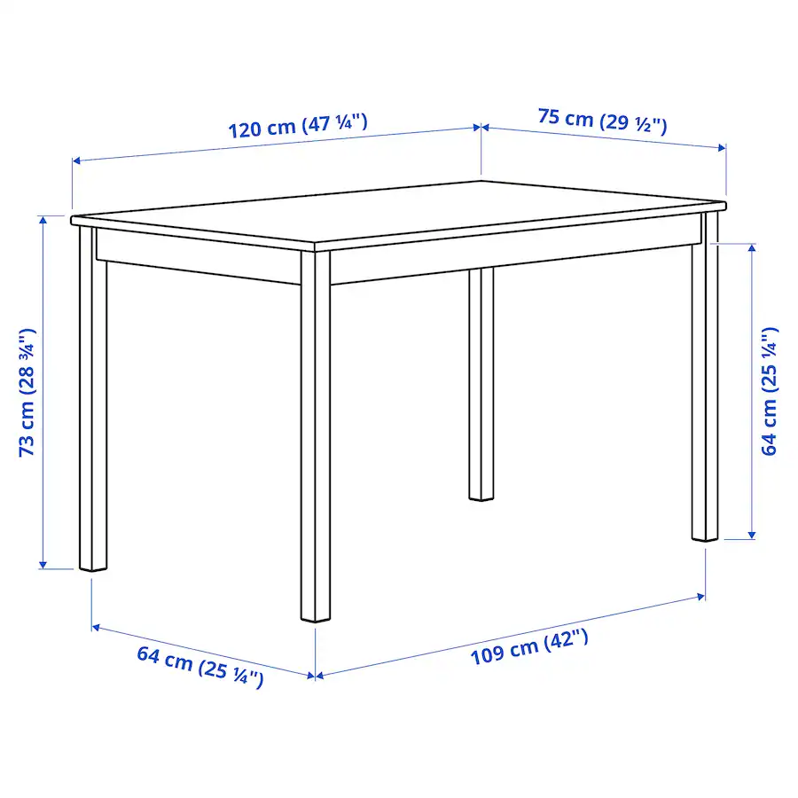 IKEA Pine Wood Table - photo 2