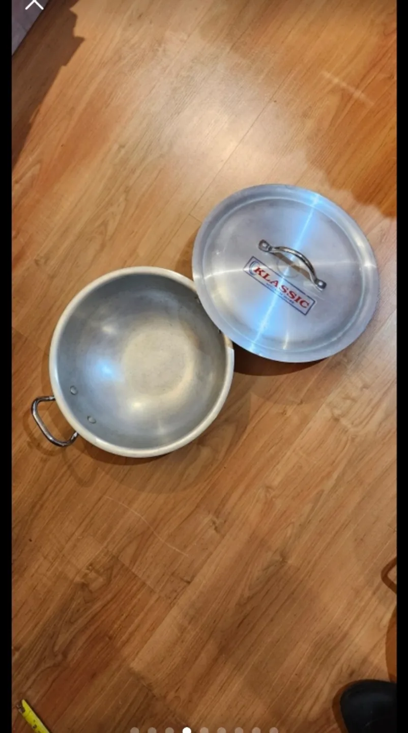 KLASSIC Aluminium Cooking Pot with Lid. price not negotiable image indicator(3)